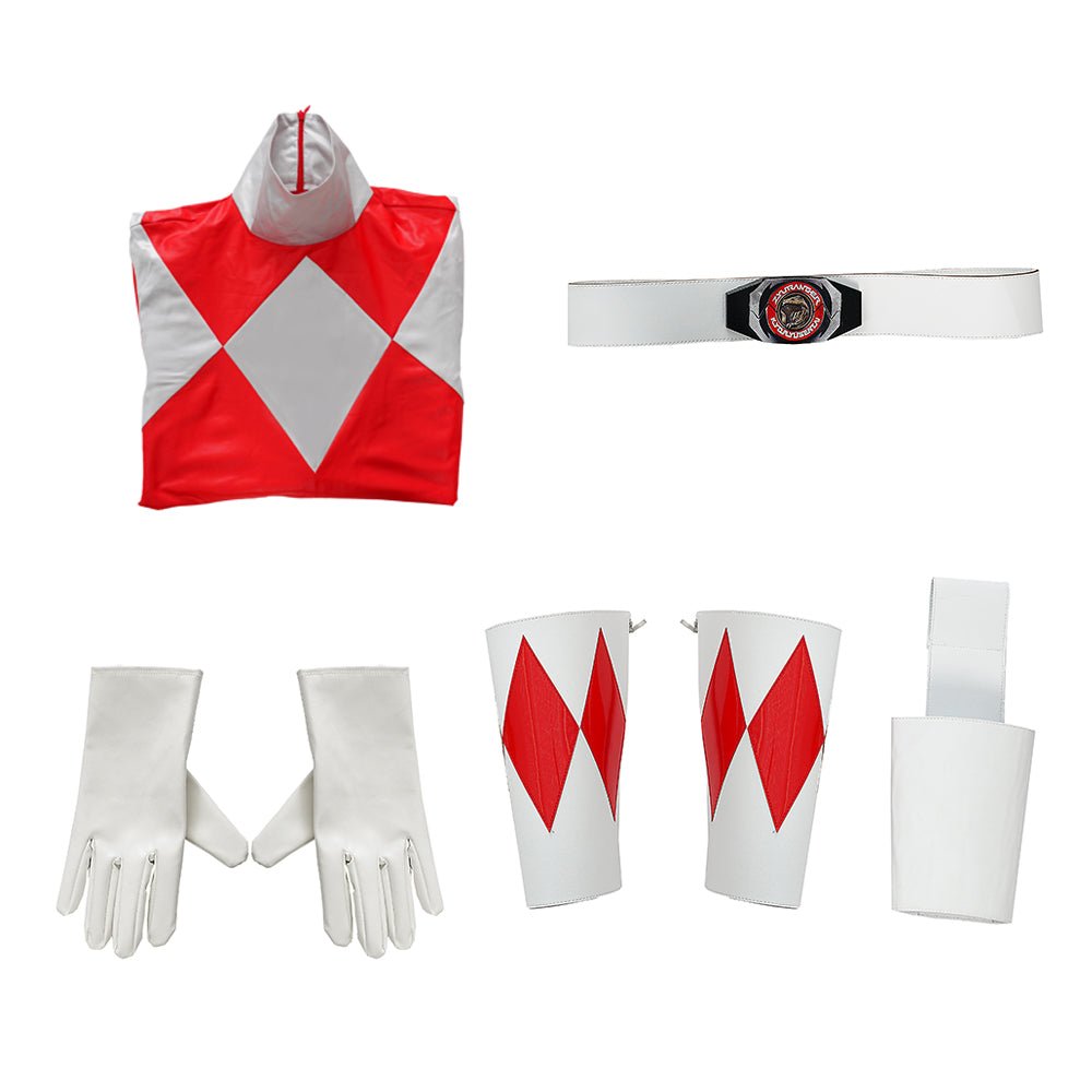 Combinaison Cosplay Ranger Rouge MMPR - Costume pour Fans et Collectionneurs