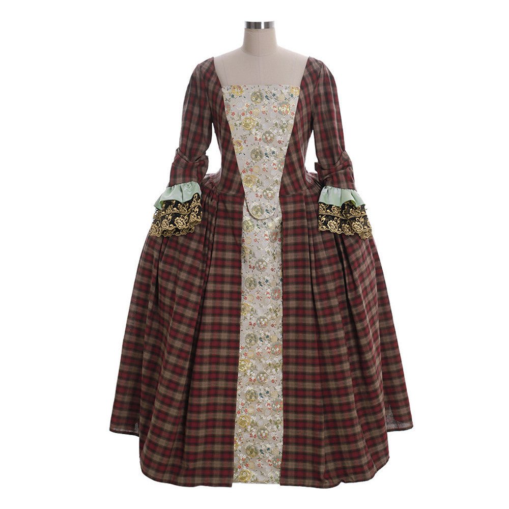 Robe Costume Inspirée d'Outlander | Cosplay des Highlands Écossais pour Femmes