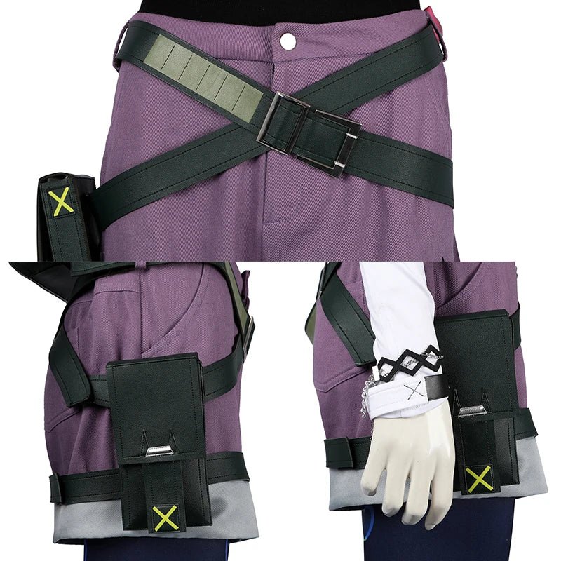 Costume Cosplay Clove du Jeu Valorant - Costume Immortel Clove pour Femme - Uniforme de Combat pour Fête d'Halloween - Ensemble Complet