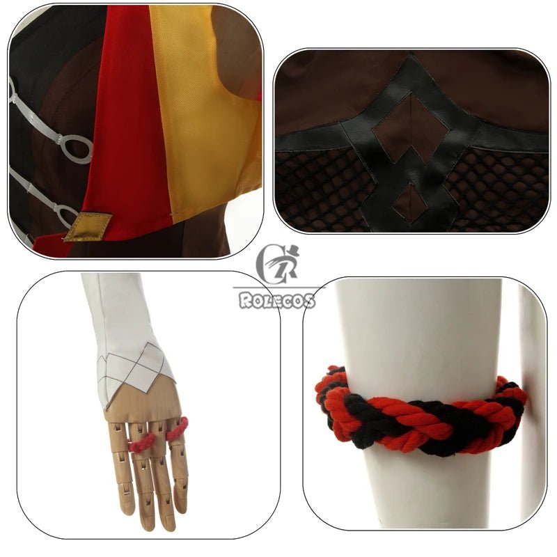 Costume Cosplay Genshin Impact Xinyan pour Femme - Tenue Halloween