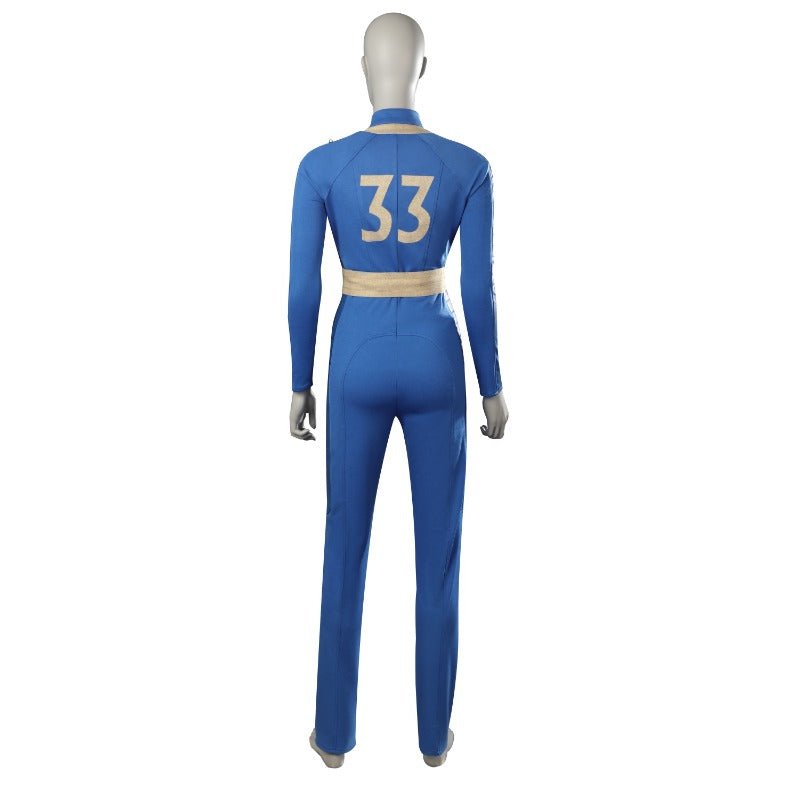Costume Cosplay Lucy Vault 33 - Combinaison Bleue pour Femmes avec Accessoires