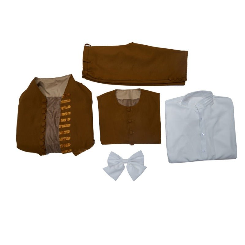 Nouveau Manteau Brun du 18e Siècle - Costume Cosplay Style Militaire Colonial Édouardien