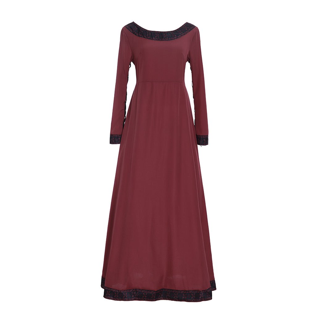 Robe de Reine Princesse Cour Royale Médiévale Régence Tudor Robe de Bal Costume Cosplay pour Femmes