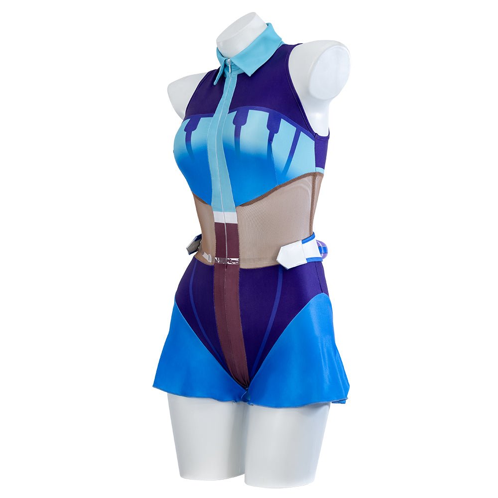 Costume Cosplay Water Miku Pokémon - Tenue Hatsune Miku x Pokémon Project Voltage pour Fans