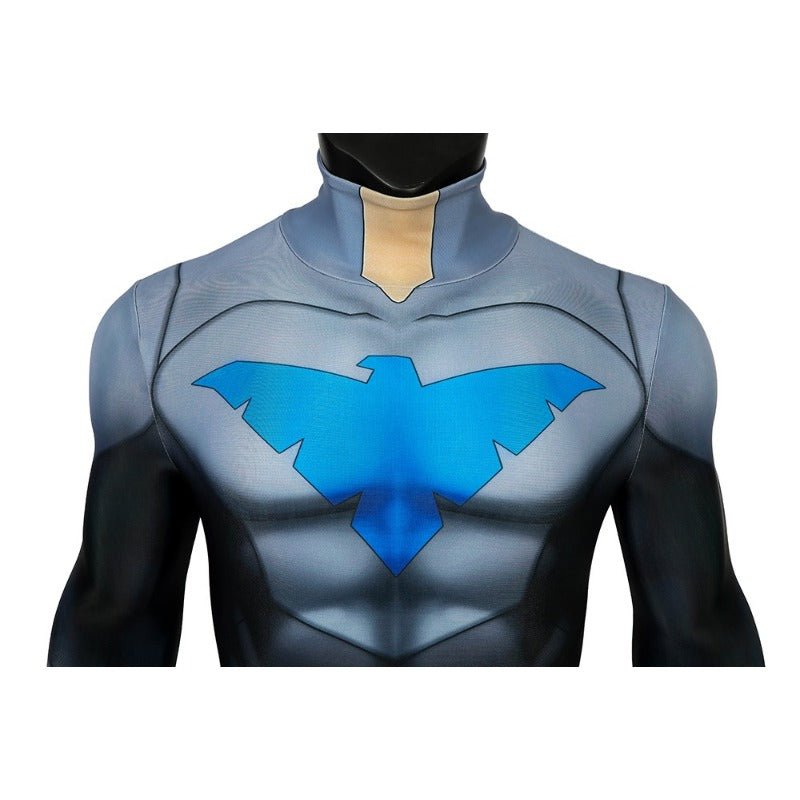 Costume Cosplay Nightwing Fils de Bruce Wayne - Tenue du Héros de DC Comics