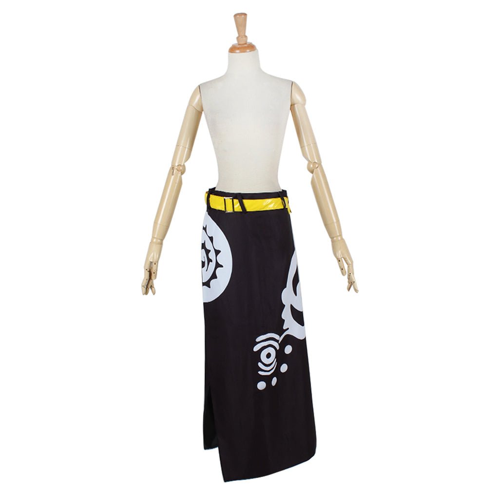 Costume Cosplay Midna | Ensemble Complet Cape et Jupe pour Fans de Jeu