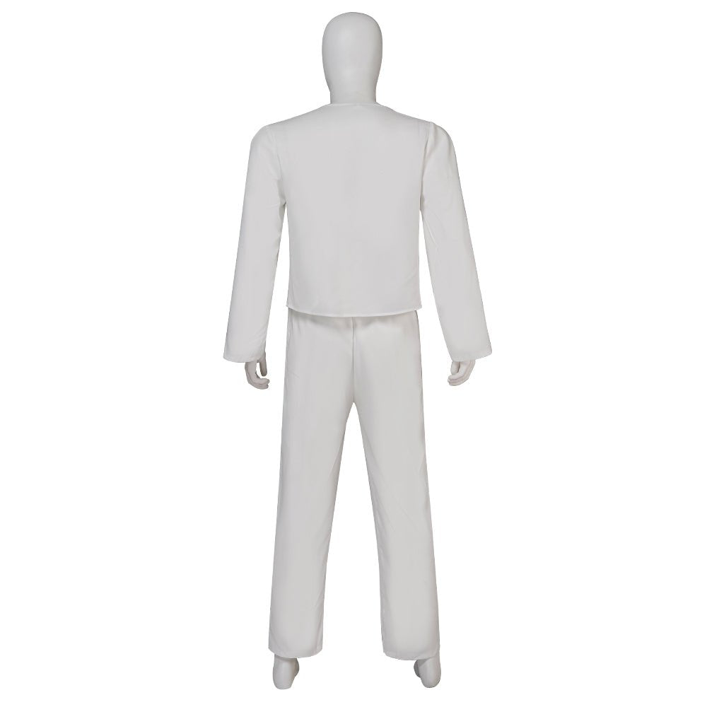 Costume Cosplay Authentique Power Rangers Ranger Blanc Ninja Tommy Oliver