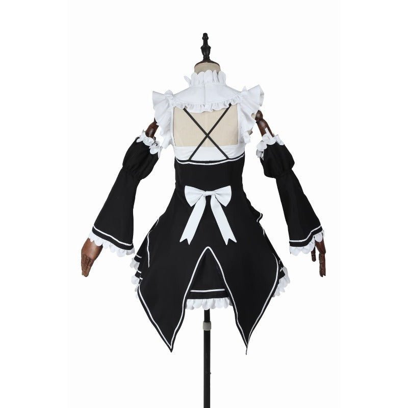 Costume Cosplay Re:Zero Rem & Ram - Robes de Fille de Chambre Anime Kawaii