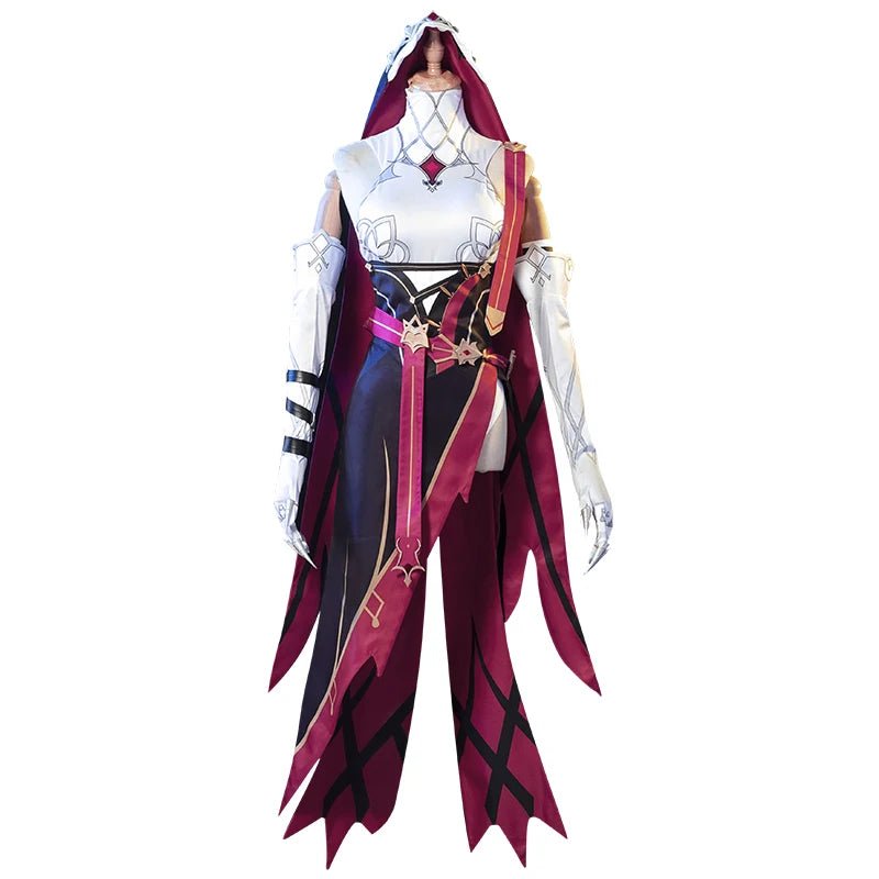 Costume Cosplay Rosaria Jeu Genshin Impact Robe Femme Déguisement Rôle Uniforme Fête Halloween Carnaval