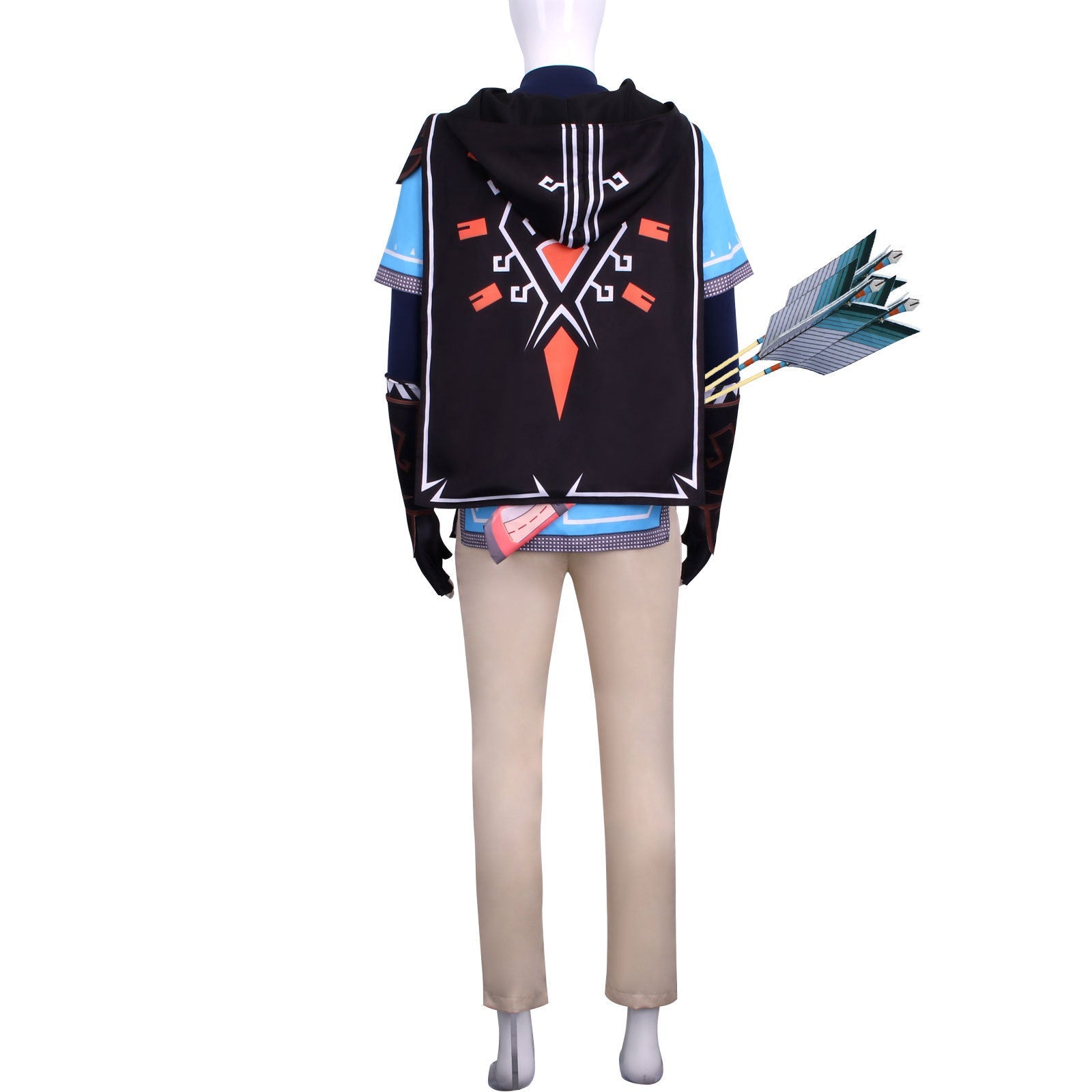 Zelda: Les Larmes du Royaume Costume RPG Link Cosplay