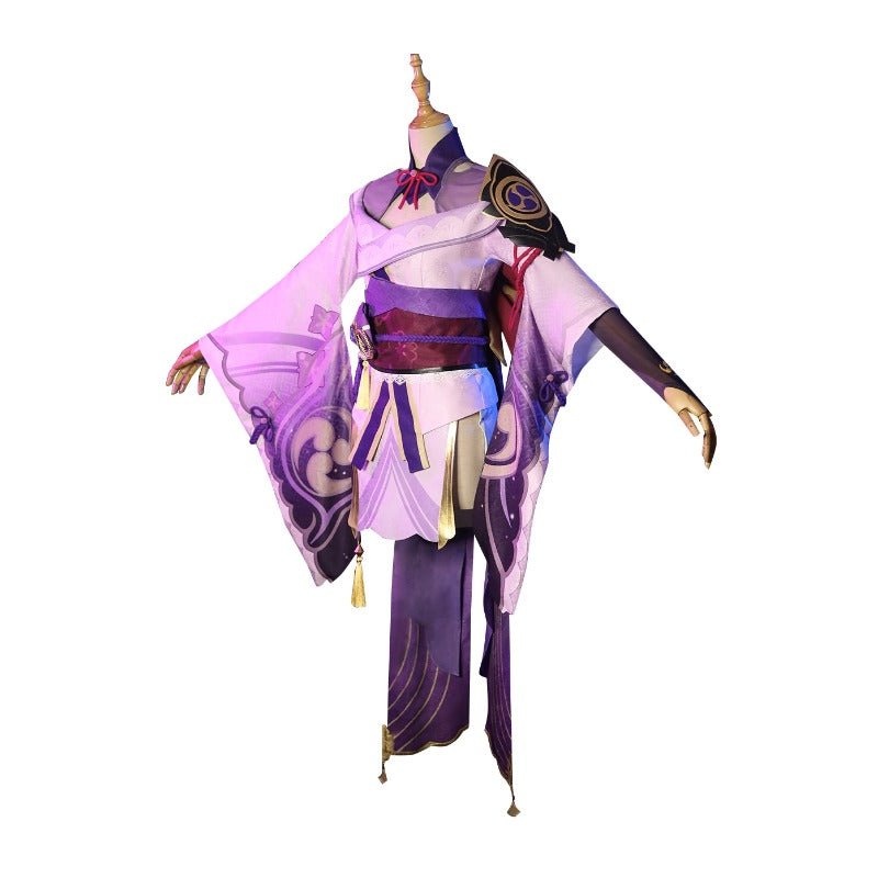 Costume Cosplay Raiden Shogun de Genshin Impact - Robes Élégantes pour Halloween et Événements