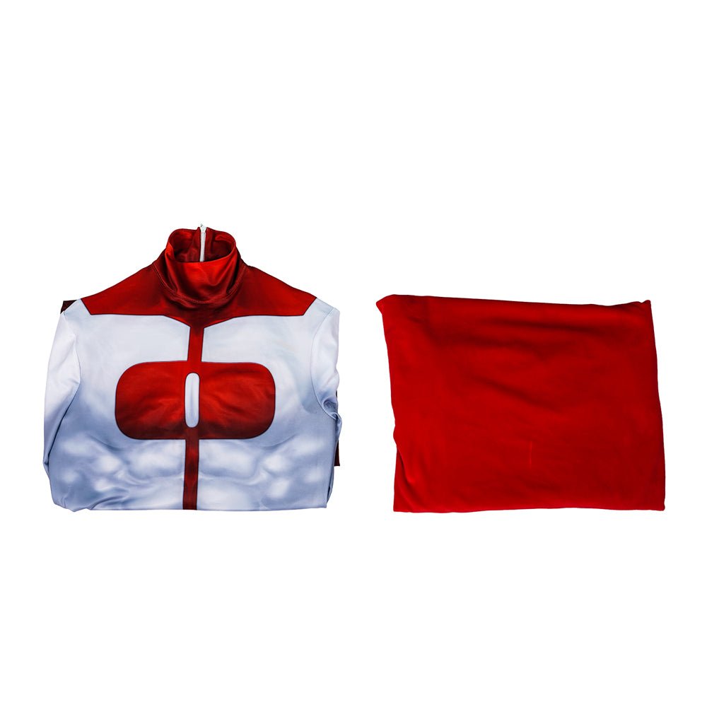 Costume Cosplay Omni-Man Nolan Grayson Combinaison Super Héros avec Cape