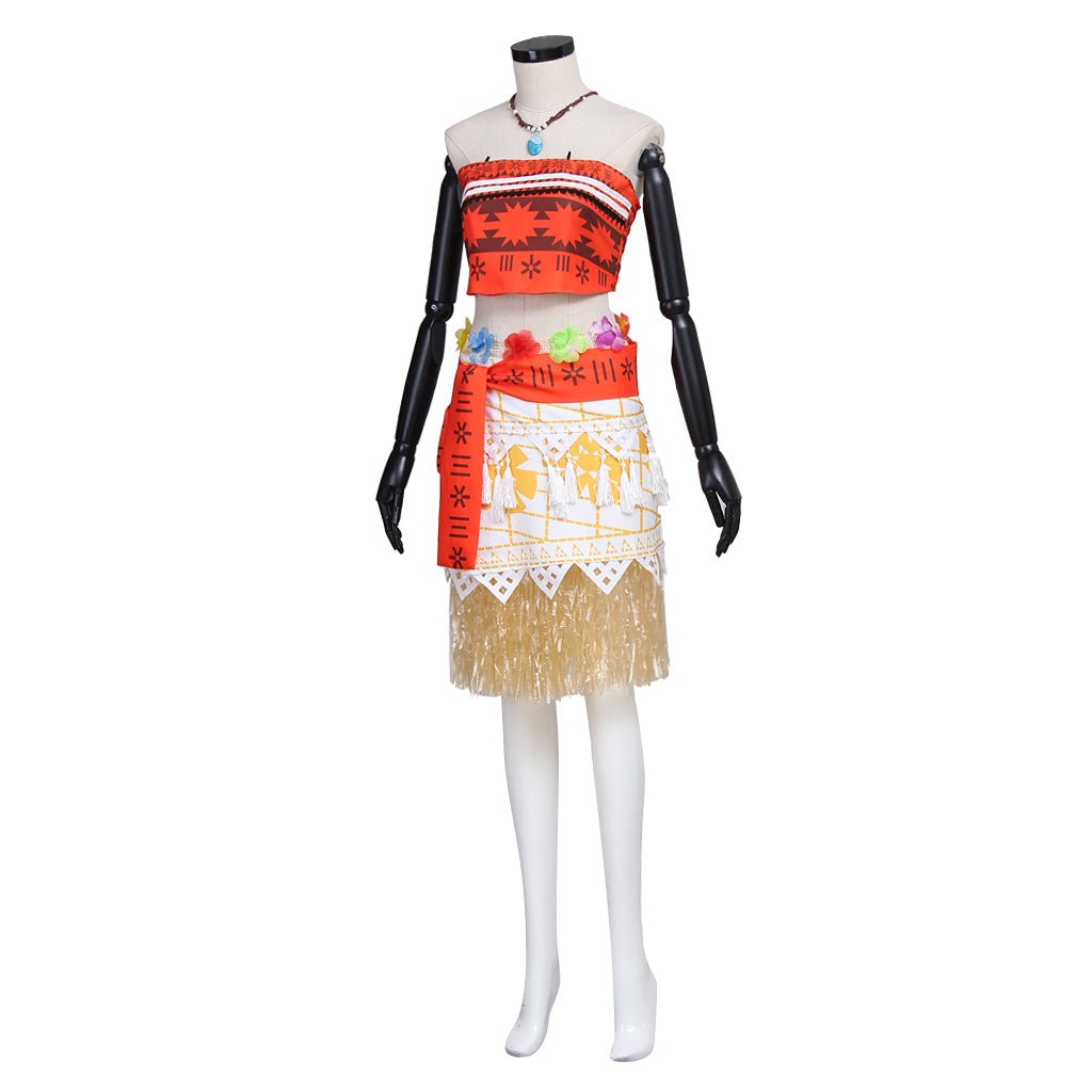 Costume Cosplay Princesse Moana | Robe de Fête pour Femme Adulte Carnaval et Halloween