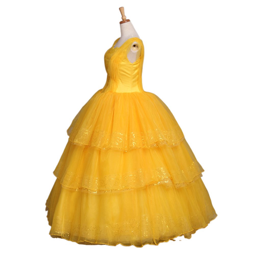 Costume Cosplay Princesse Belle | Robe Adulte Princesse Disney Belle pour Halloween & Fêtes à Thème