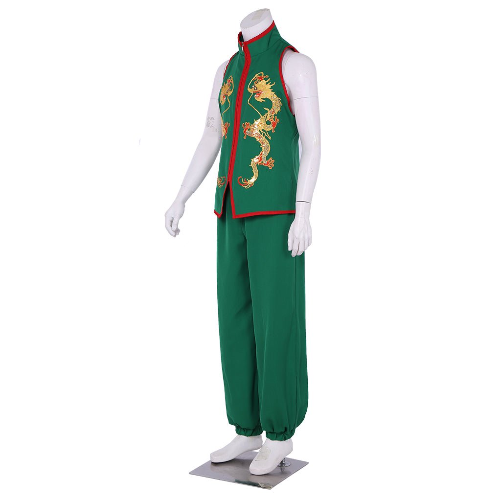 Costume Cosplay Sie Kensou du Roi des Combattants | Combinaison Kung Fu Bleu pour Hommes