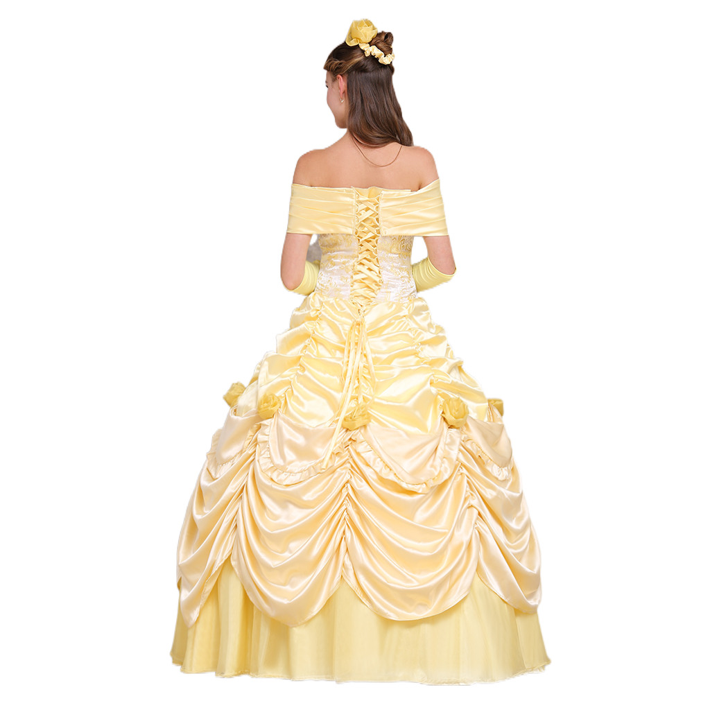 Costume Cosplay Belle - La Belle et la Bête | Robe Princesse Disney pour Halloween et Événements