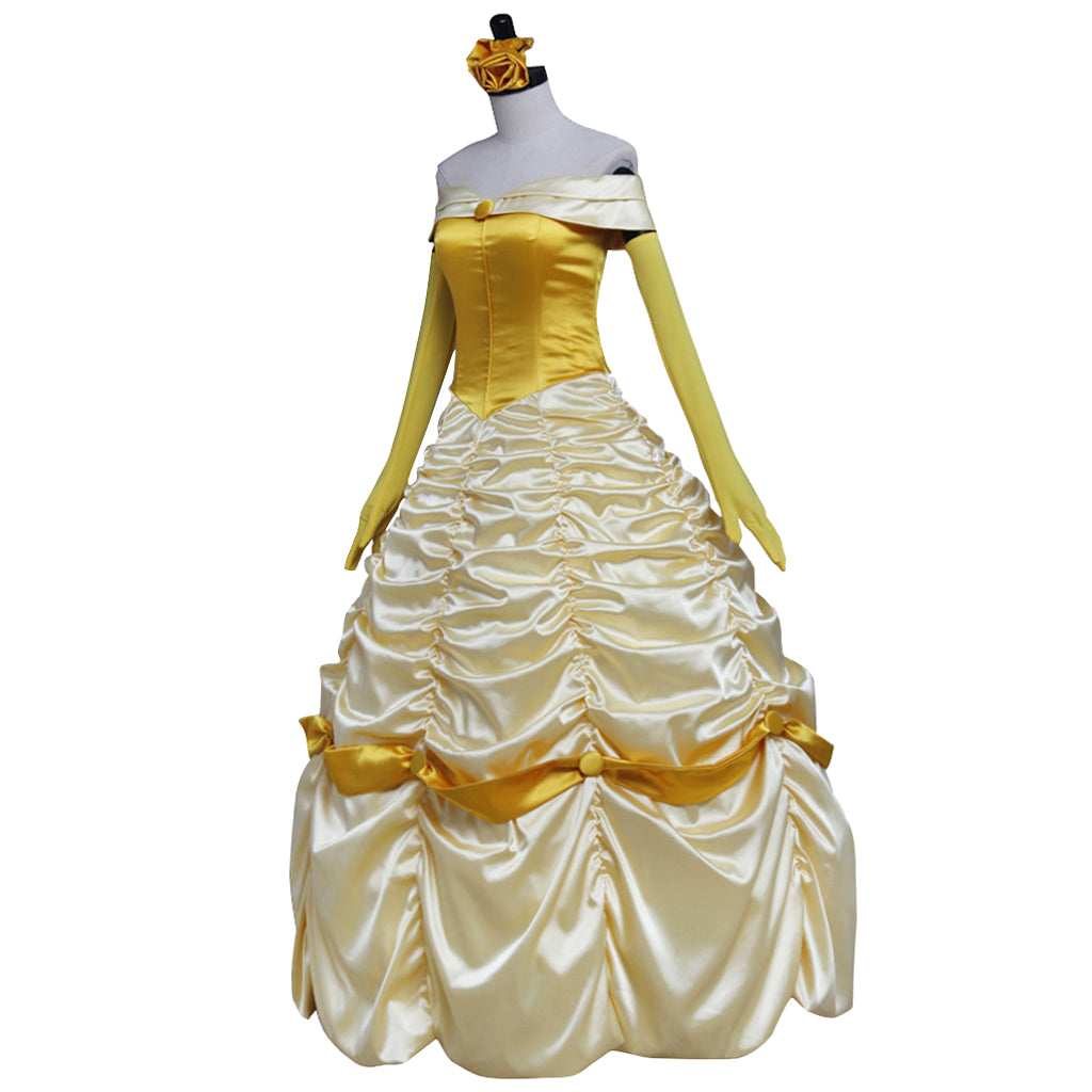 Costume Cosplay Belle - La Belle et la Bête | Robe Princesse Disney pour Halloween et Événements