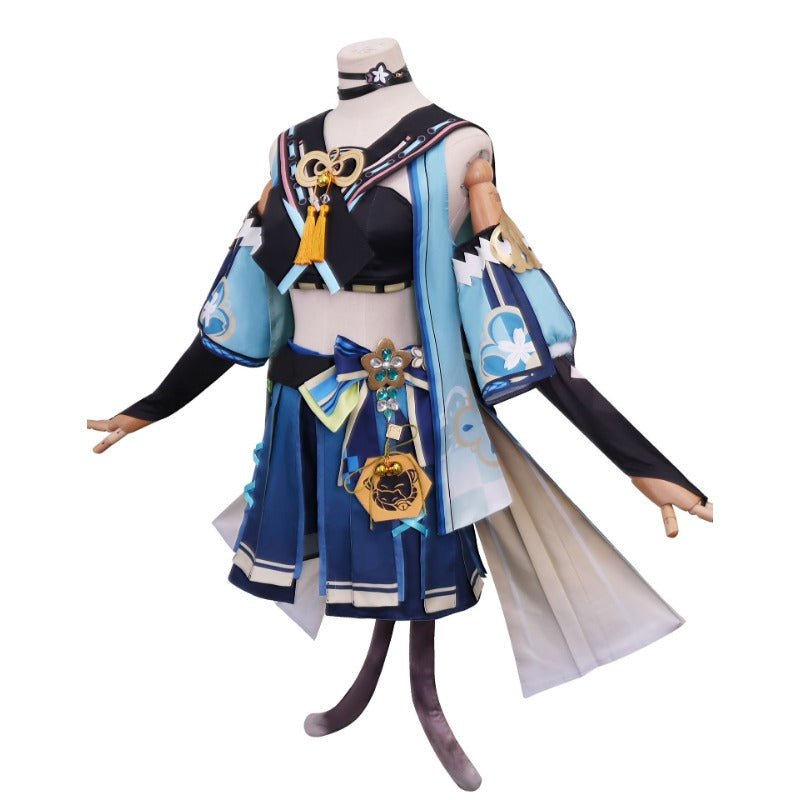 Costume Cosplay Genshin Impact Kirara - Nouvelle Tenue d'Archer d'Herbe d'Inazuma