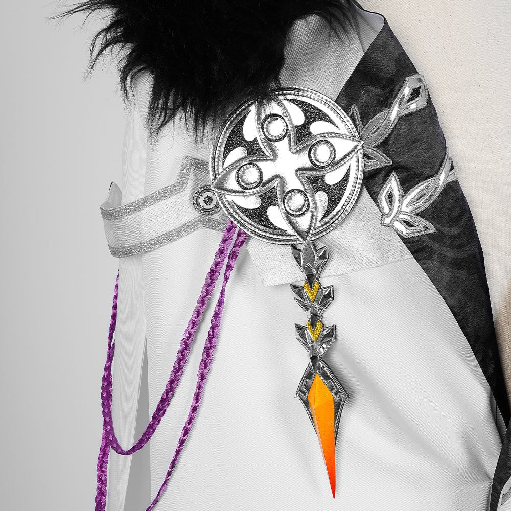 Costume Genshin Impact Cape Fatui Pierr Pantalone Tartaglia Harlequin Docteur Sandrone Columbina Regretor