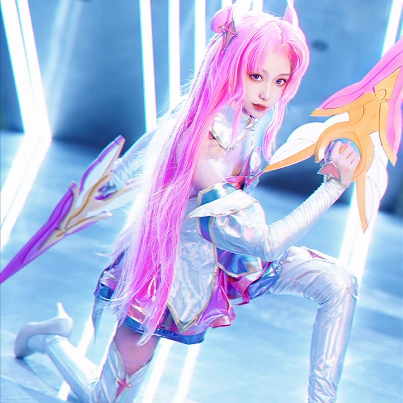 Costume Cosplay LOL Star Guardian Kaisa - Costume Complet avec Coiffe