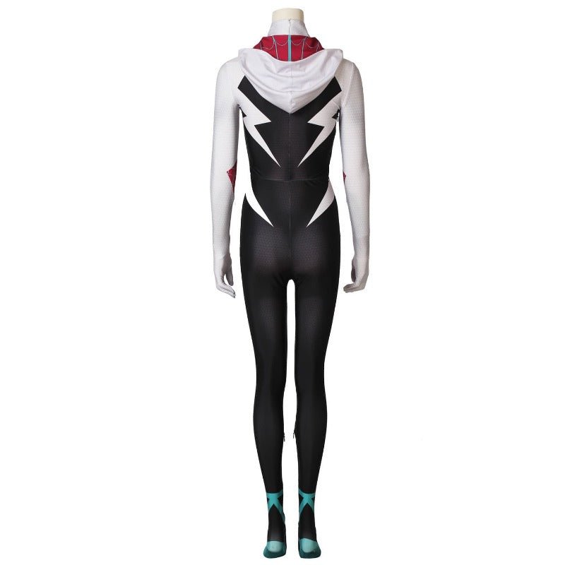 Spider-Gwen Traversée du Spider-Verse Combinaison Cosplay Gwen Stacy Costume Ver2