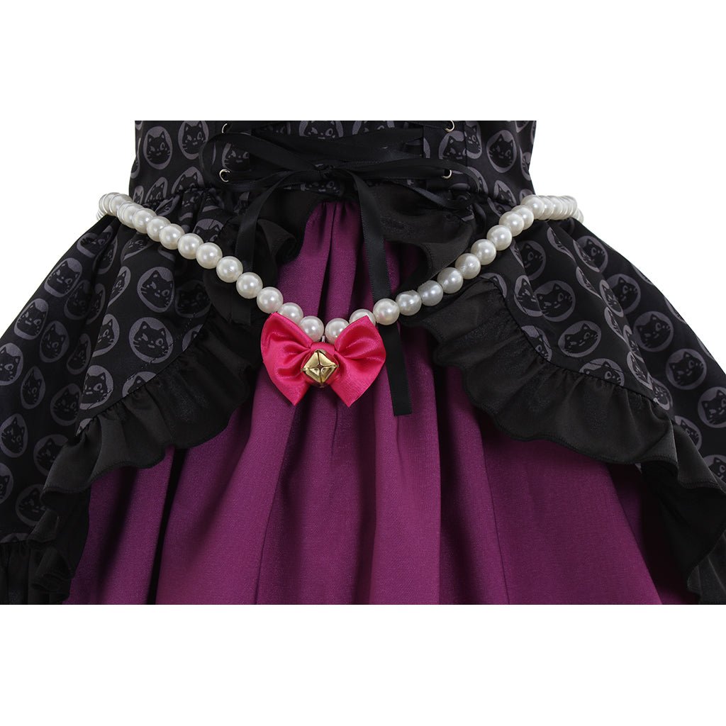 Costume Cosplay Hana Song Officier Noir pour Femmes - Costume D.Va d'Overwatch