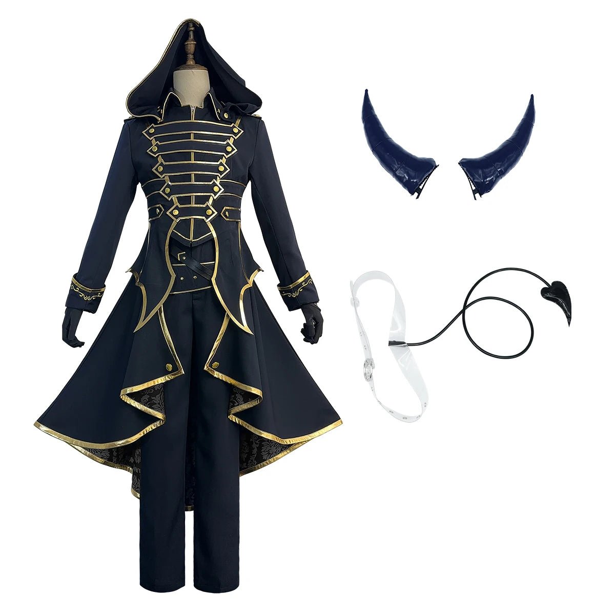 Costume Cosplay Isagi Blue Lock avec Perruque, Uniforme, Pantalon et Accessoires Anges et Démons