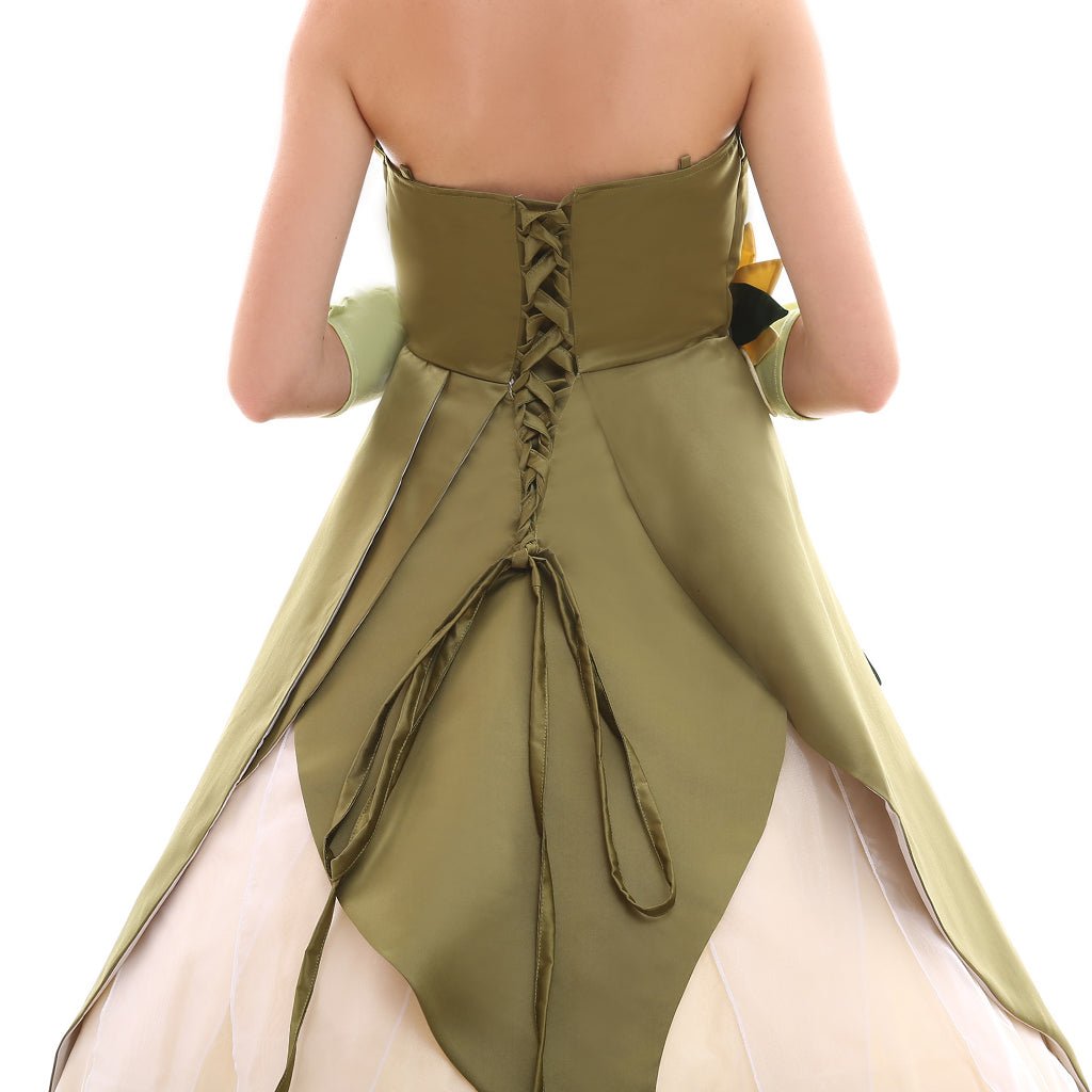 Costume Cosplay Princesse Tiana Series | Robes Élégantes pour Cosplay, Fêtes et Halloween