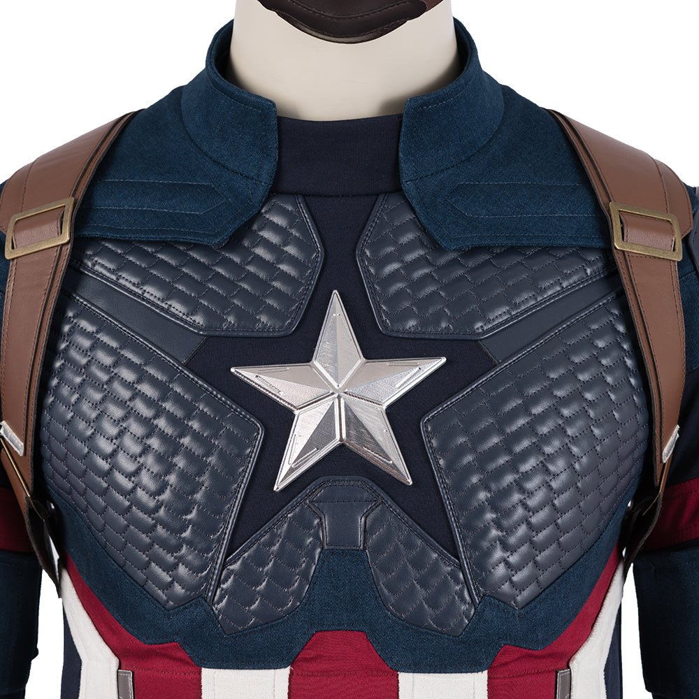 Costume Cosplay Captain America Avengers: Endgame - Réplique de Film de Qualité Premium