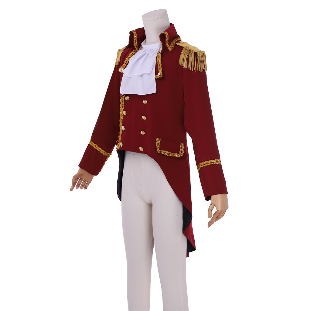 Veste Militaire Inspirée Hamilton | Costume Gothique Aristocratique Colonial pour Hommes | Série Médiévale L'AniMirage