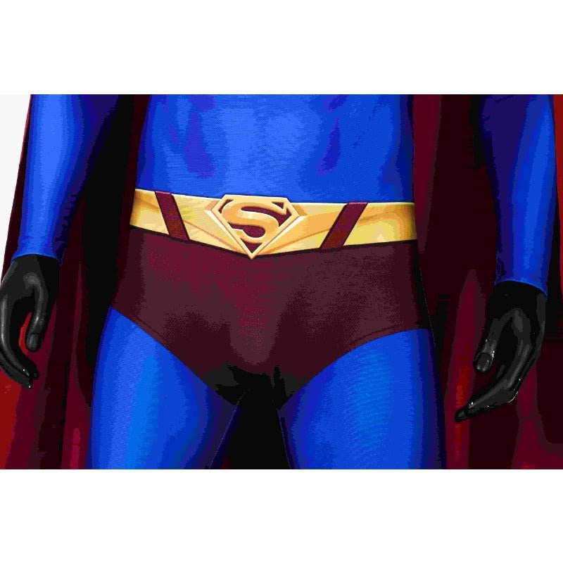 Costume Cosplay Clark Bleu Héros Infinite Earths avec Cape Superman