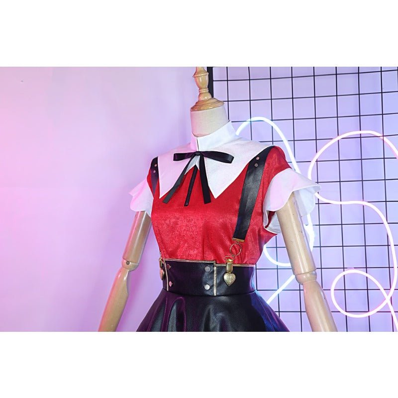 Costume Cosplay Needy Girl Overdose - Abyss KAngel Jupe en Fausse Peau Noire