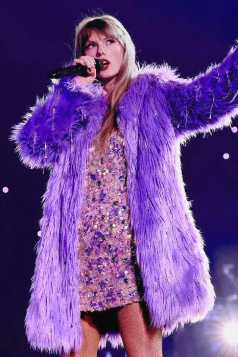 Costume de Concert de Taylor Swift | Robe à Sequins Lavande | L'AniMirage