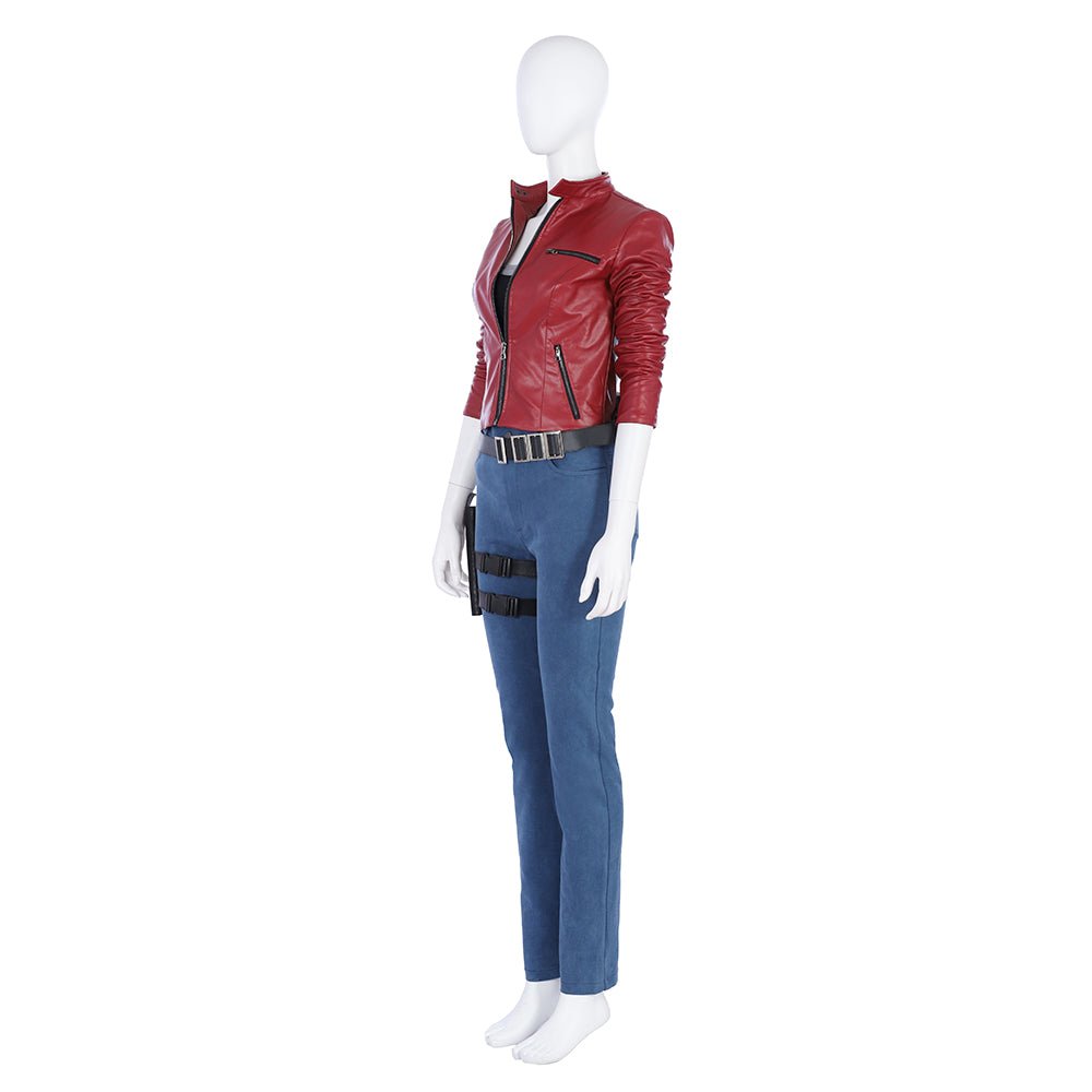 Costume Cosplay Claire Redfield Resident Evil 2 Remake - Tenue de Jeu de Haute Qualité