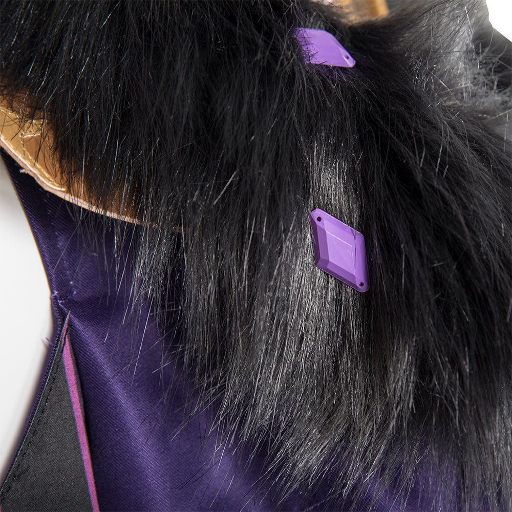 Costume Cosplay Électrisant : Genshin Impact - Mage Scribe de la Foudre