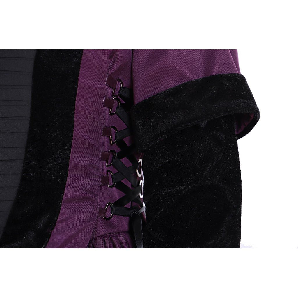 Robe Violette Régence Médiévale Renaissance Noble Costume Femme pour Théâtre et Fêtes