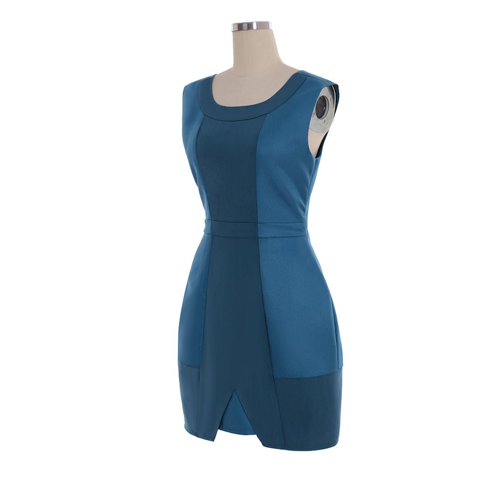 Costume Cosplay Chloe de Detroit: Become Human | Robe Bleue Sur Mesure Ensemble Complet