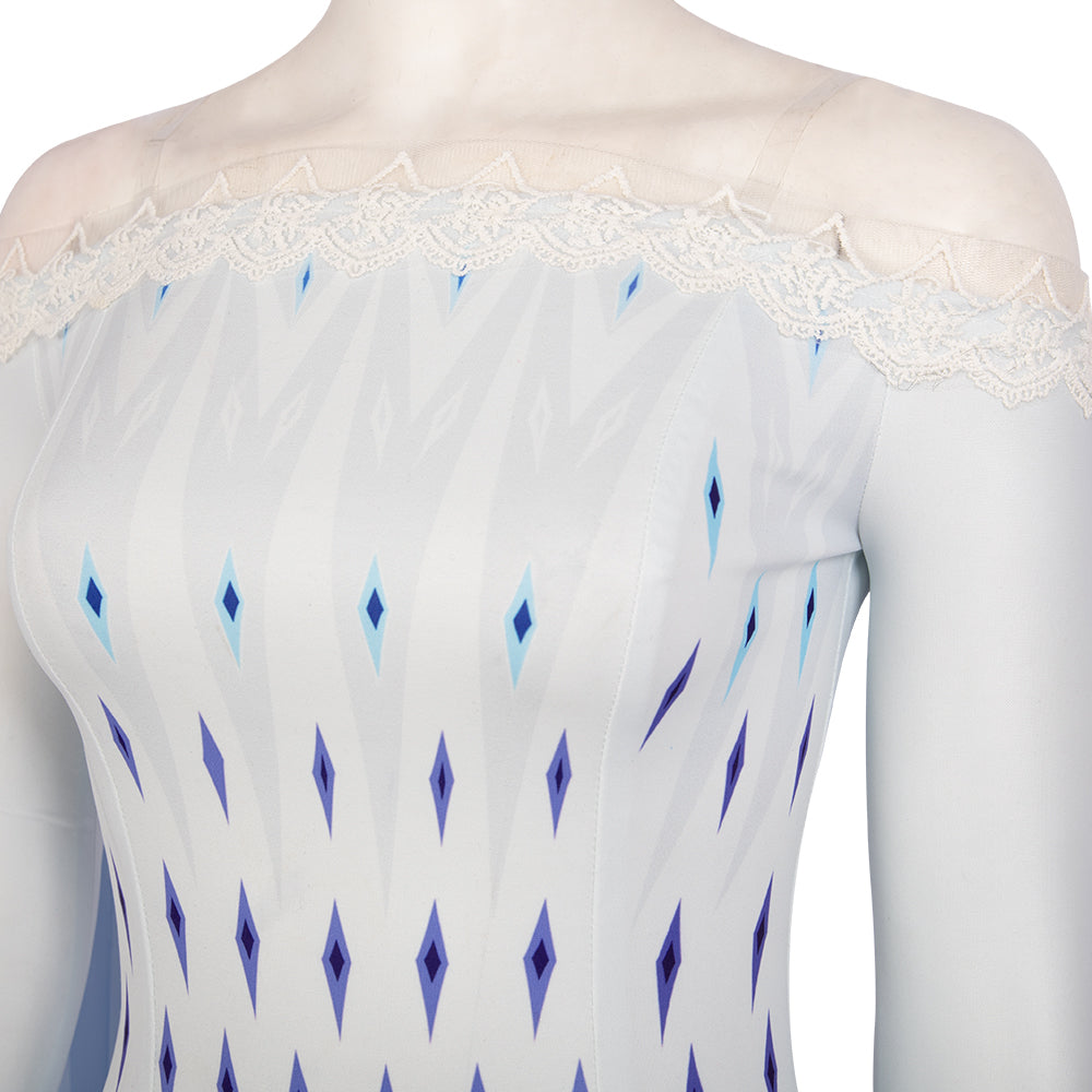Costume Cosplay Elsa Frozen 2 - Qualité Premium pour Anime