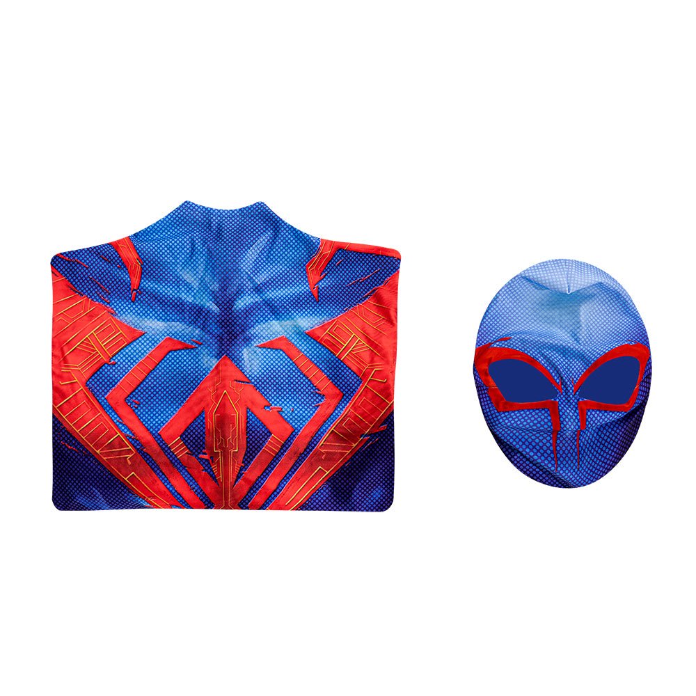 Combinaison Musclée Spiderman 2099 Améliorée - Costume Cosplay Futuriste pour Halloween et Conventions