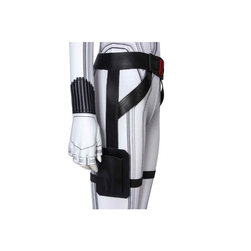 Costume Cosplay Veuve Noire Combinaison Blanche Natasha Romanoff 3D Ver 1 Fait Main