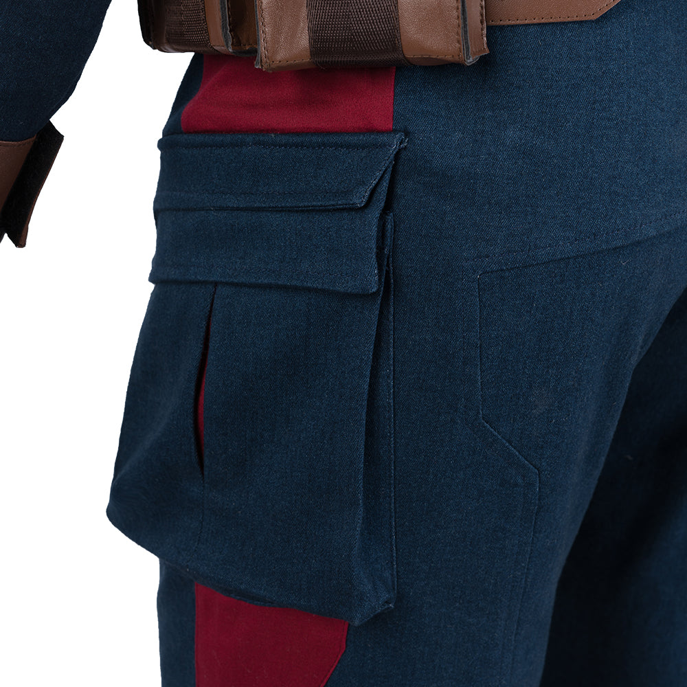 Costume Cosplay Captain America Avengers: Endgame - Réplique de Film de Qualité Premium