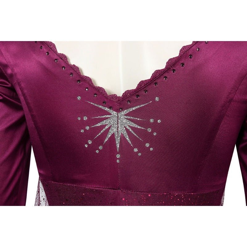 Costume Cosplay Elsa de Frozen 2 : Embrassez la Magie de la Reine des Glaces