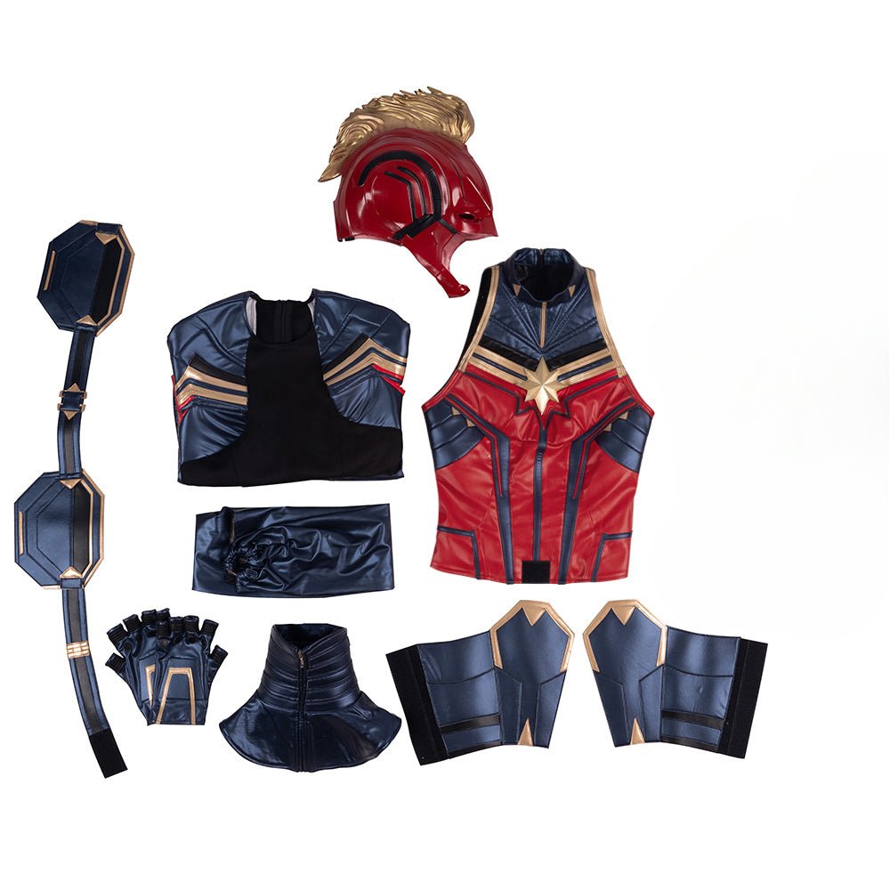 Costume Cosplay Captain Marvel Avengers Endgame - Réplique de Qualité Supérieure
