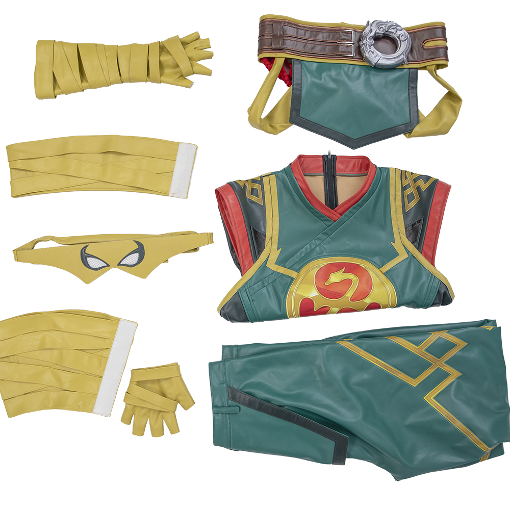 Costume Cosplay Iron Fist Lin Lie de Marvel Contest of Champions - Qualité Premium