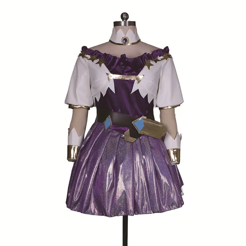 Costume Cosplay LOL Seraphine Robe Bling Hero Master pour Filles et Femmes