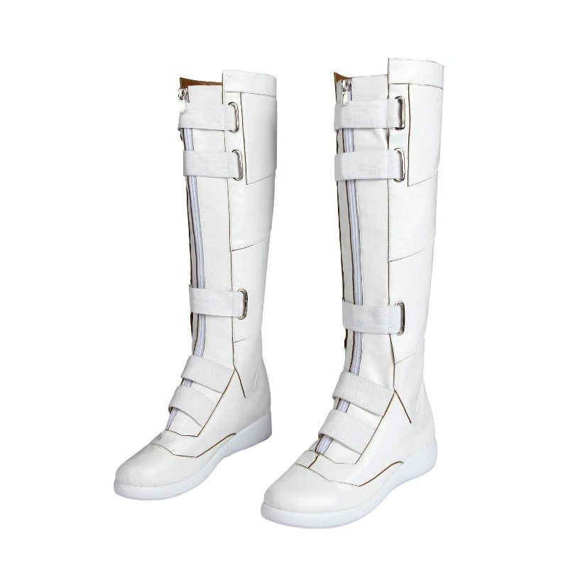 Costume Cosplay Veuve Noire Combinaison Blanche Natasha Romanoff Fait Main