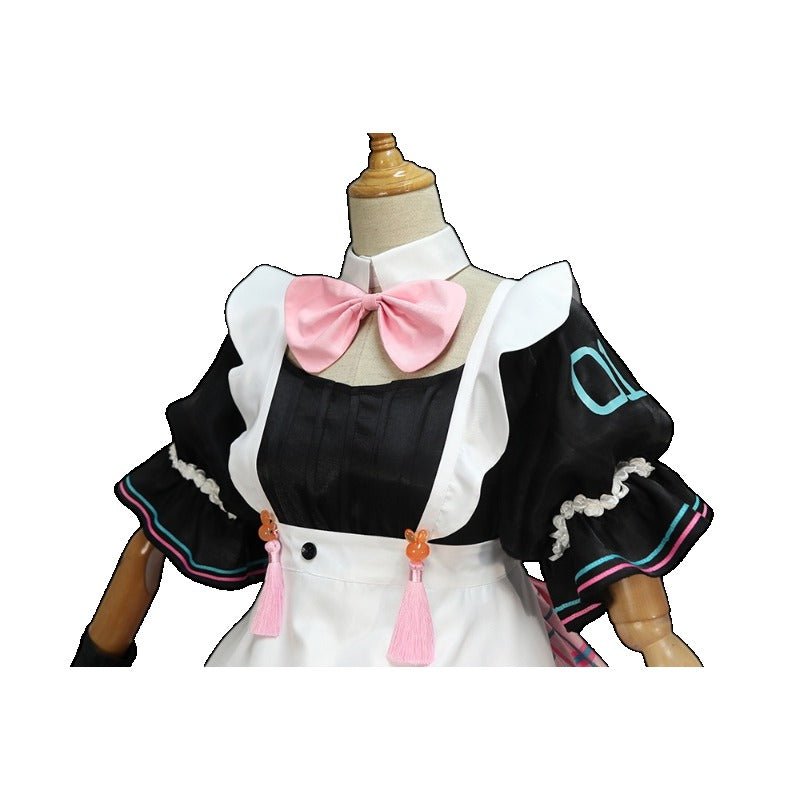 Costume Cosplay Magical Mirai 2021 Trèfle Lapin Miku avec Bottes - Tenue Hatsune Miku