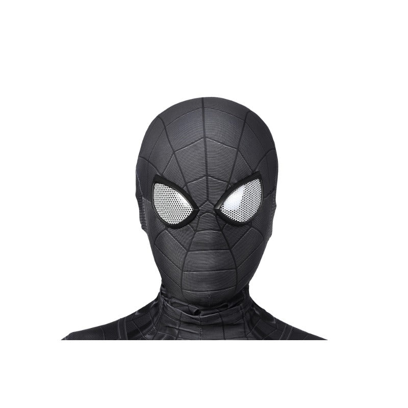 Costume Cosplay Spider-Man PS4 Avancé Noir pour Enfants, Tenue Halloween