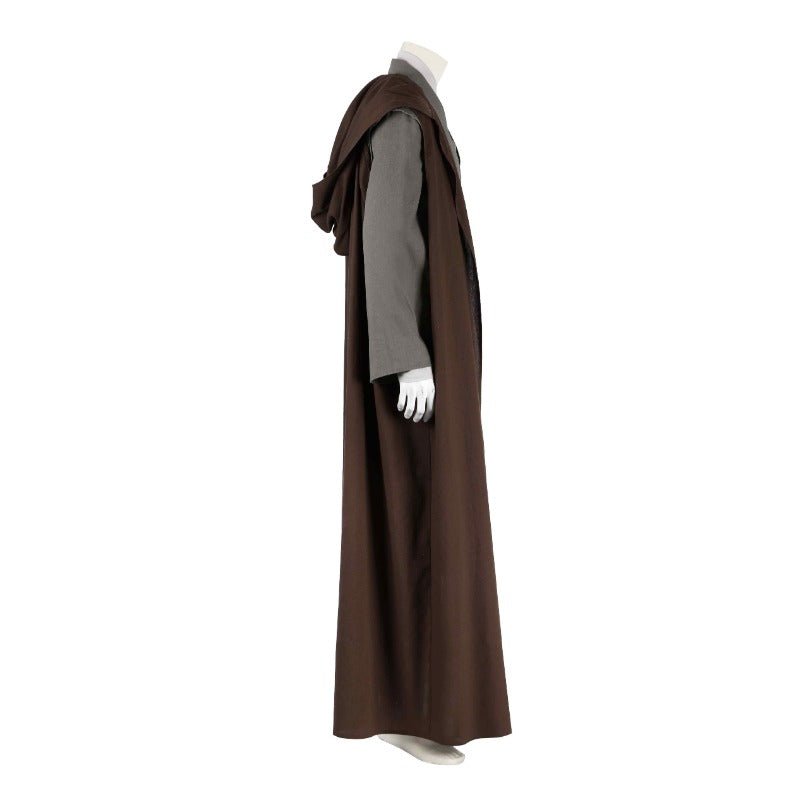Costume Cosplay Obi-Wan Kenobi Ensemble Complet - Cape de Jedi pour Halloween & Carnaval