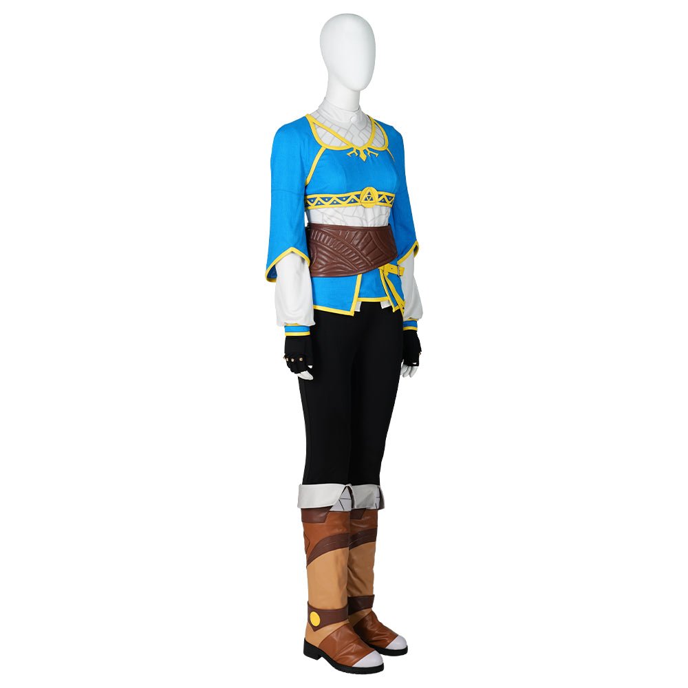 Costume Cosplay Princesse Zelda : Souffle de la Nature pour Fans, Halloween et Conventions